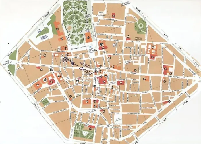 Ariosto Centro Storico 2* Reggio nell'Emilia